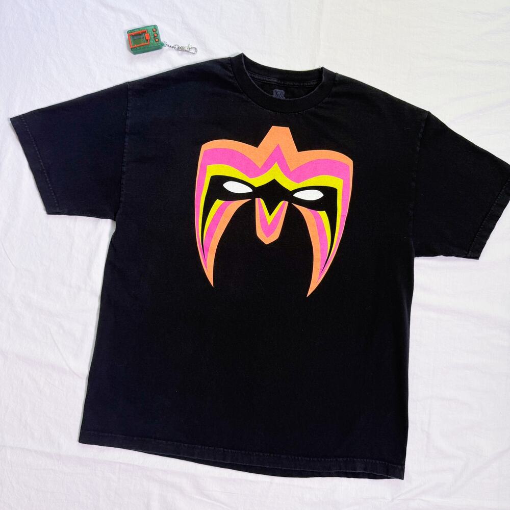 Ultimate Warrior Retro Heavyweight Wrestling T-Shirt WWE WWF - XL